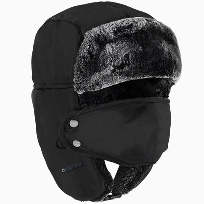 Chapka pilote homme avec masque – spéciale grand froid