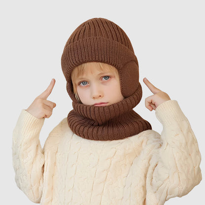 Ensemble bonnet et cache‑cou enfant – tricot chaud pour l’hiver