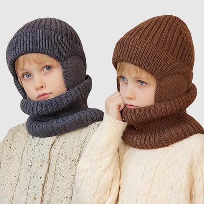 Ensemble bonnet et cache‑cou enfant – tricot chaud pour l’hiver