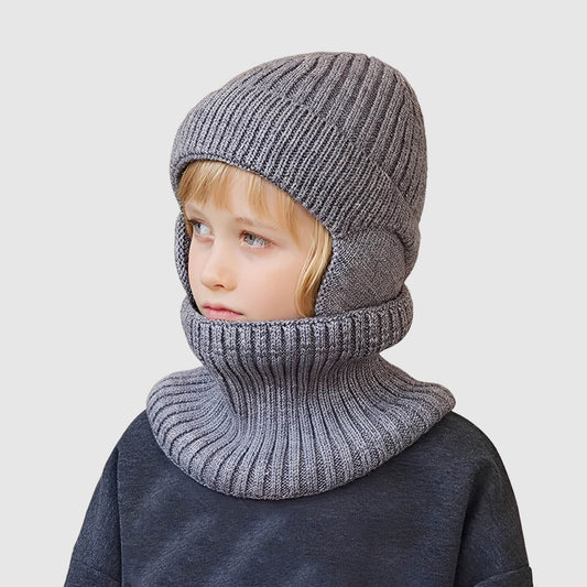 Ensemble bonnet et cache‑cou enfant – tricot chaud pour l’hiver