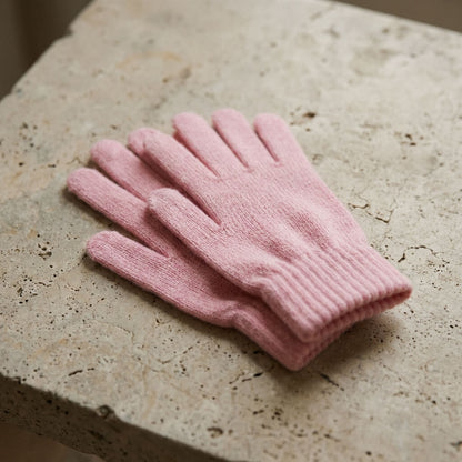 Gants en maille douceur polaire pour femme