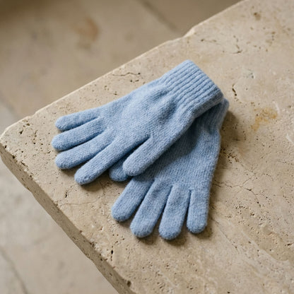 Gants en maille douceur polaire pour femme