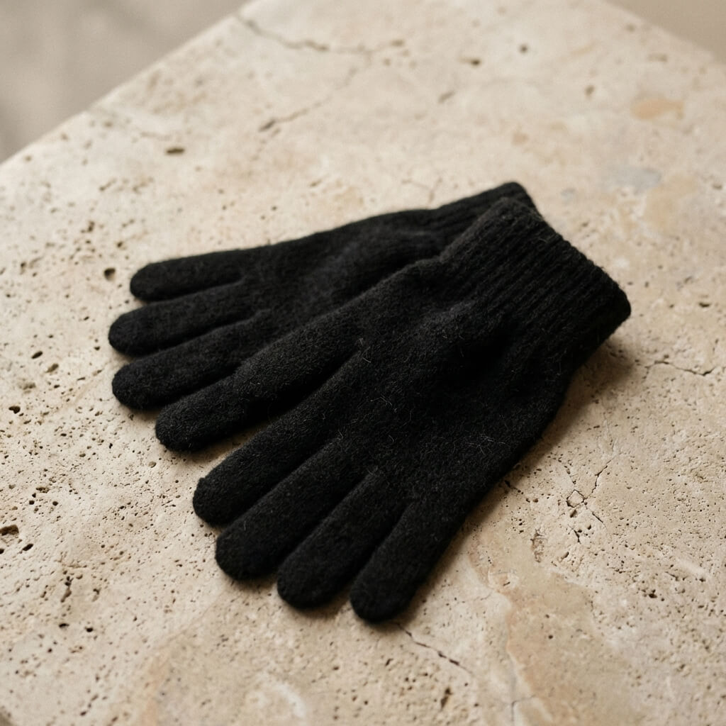Gants en maille douceur polaire pour femme