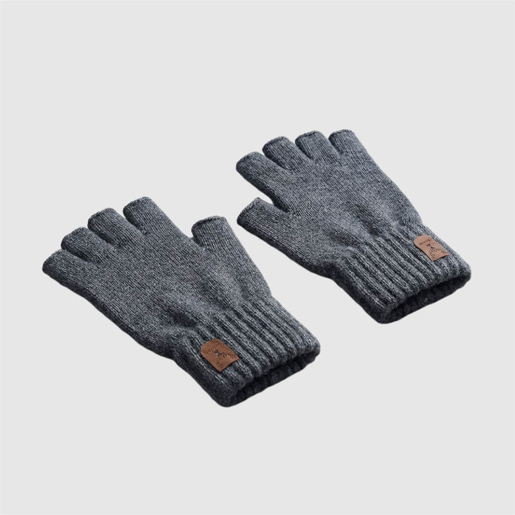 Gants mitaines hiver pour homme – tricot chaud et souple