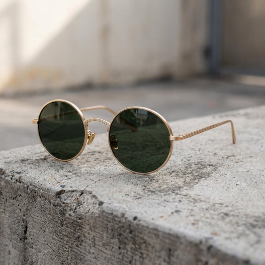 Lunettes de soleil rondes style rétro