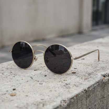 Lunettes de soleil rondes style rétro