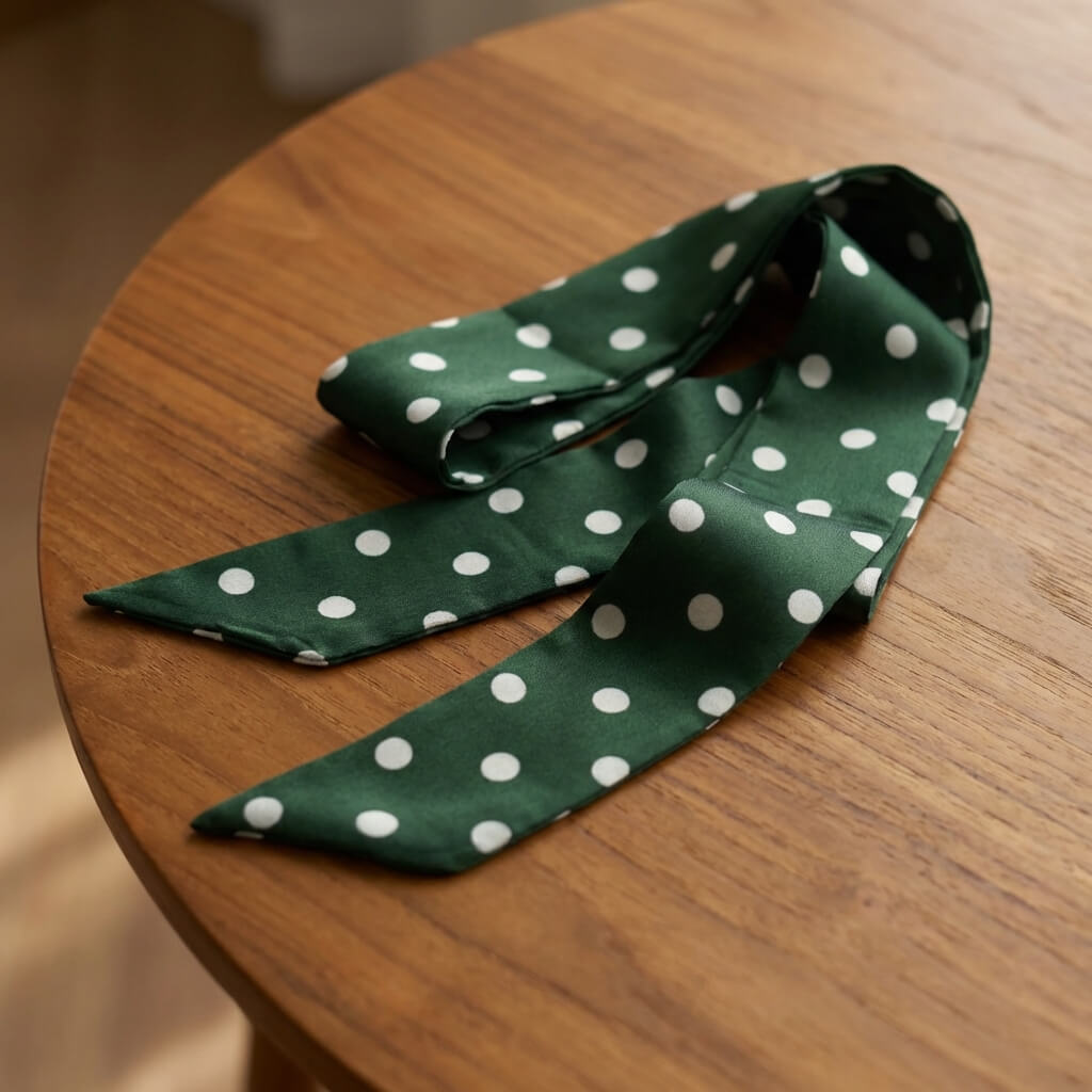 Ruban de à pois rétro