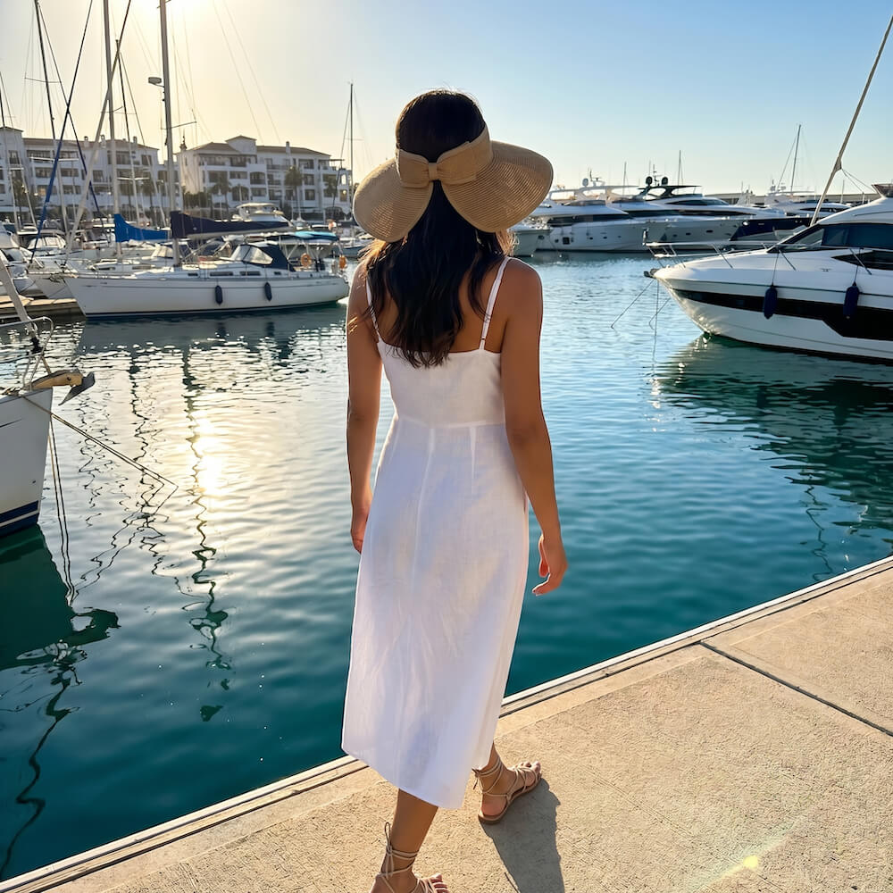 Visière de plage en paille pliable pour femme