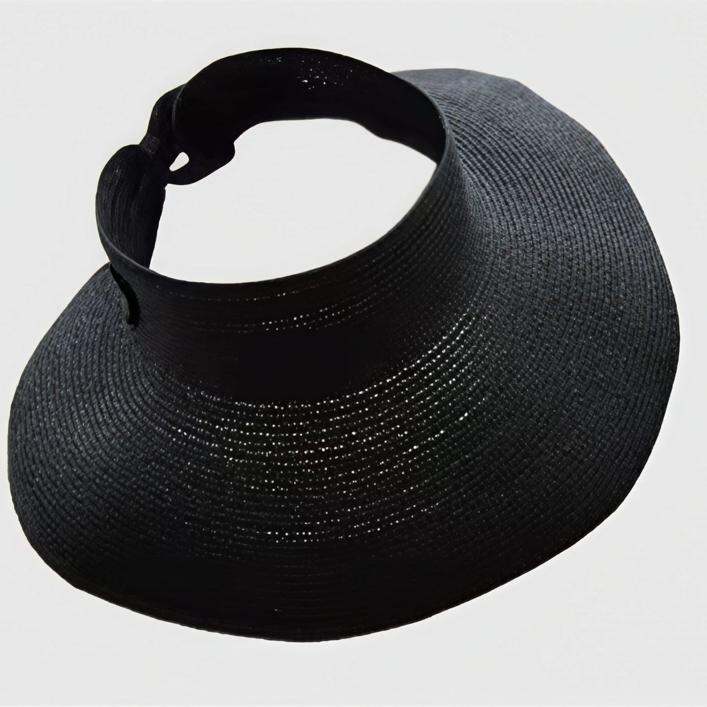 Visière de plage en paille pliable pour femme