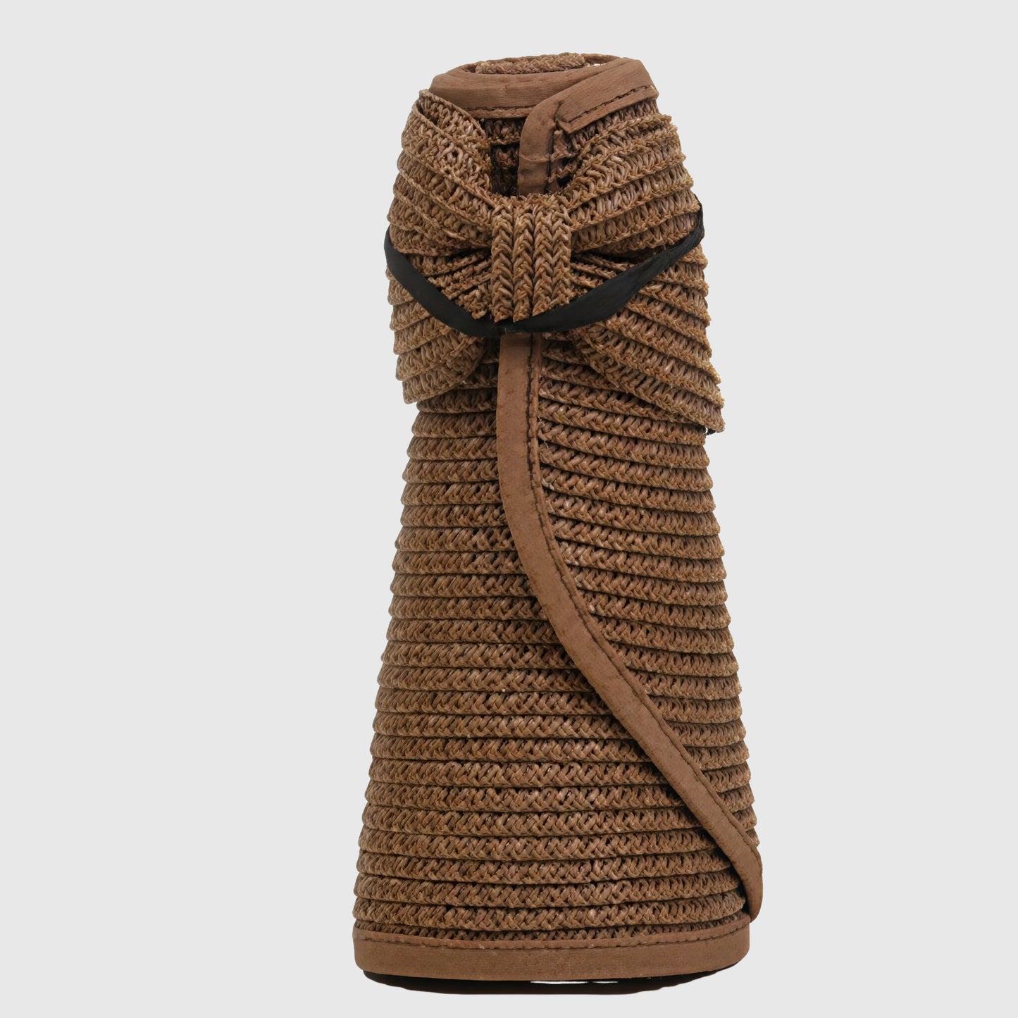 Visière de plage en paille pliable pour femme